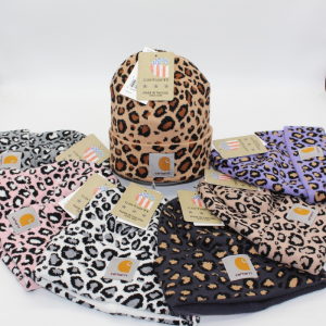 1:1 Carhartt Men's Iconic A18 Watch Cap Beanie Knit Cuffed Beanie Leopard Beanie