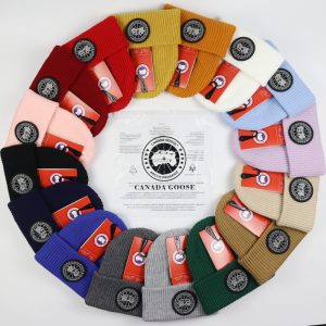 Canada Goose Winter Warm Hat Rib Toque Rctic Disc Rib Toque Knit Beanie 5026M Black